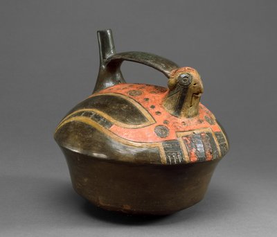 Falcon Vessel, Late Paracas, 300-200 BC by Paracas Culture